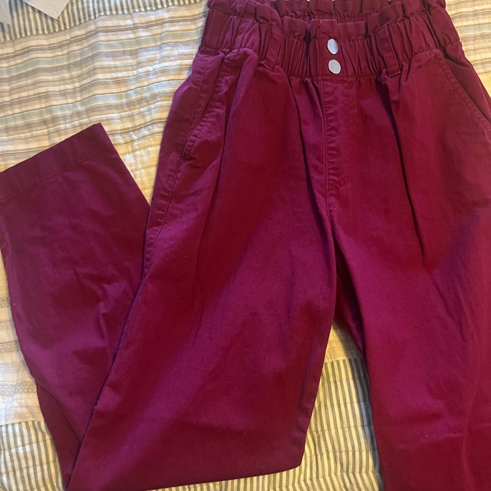 Lost paperbag style pants